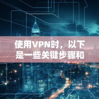 使用VPN时,以下是一些关键步骤和注意事项